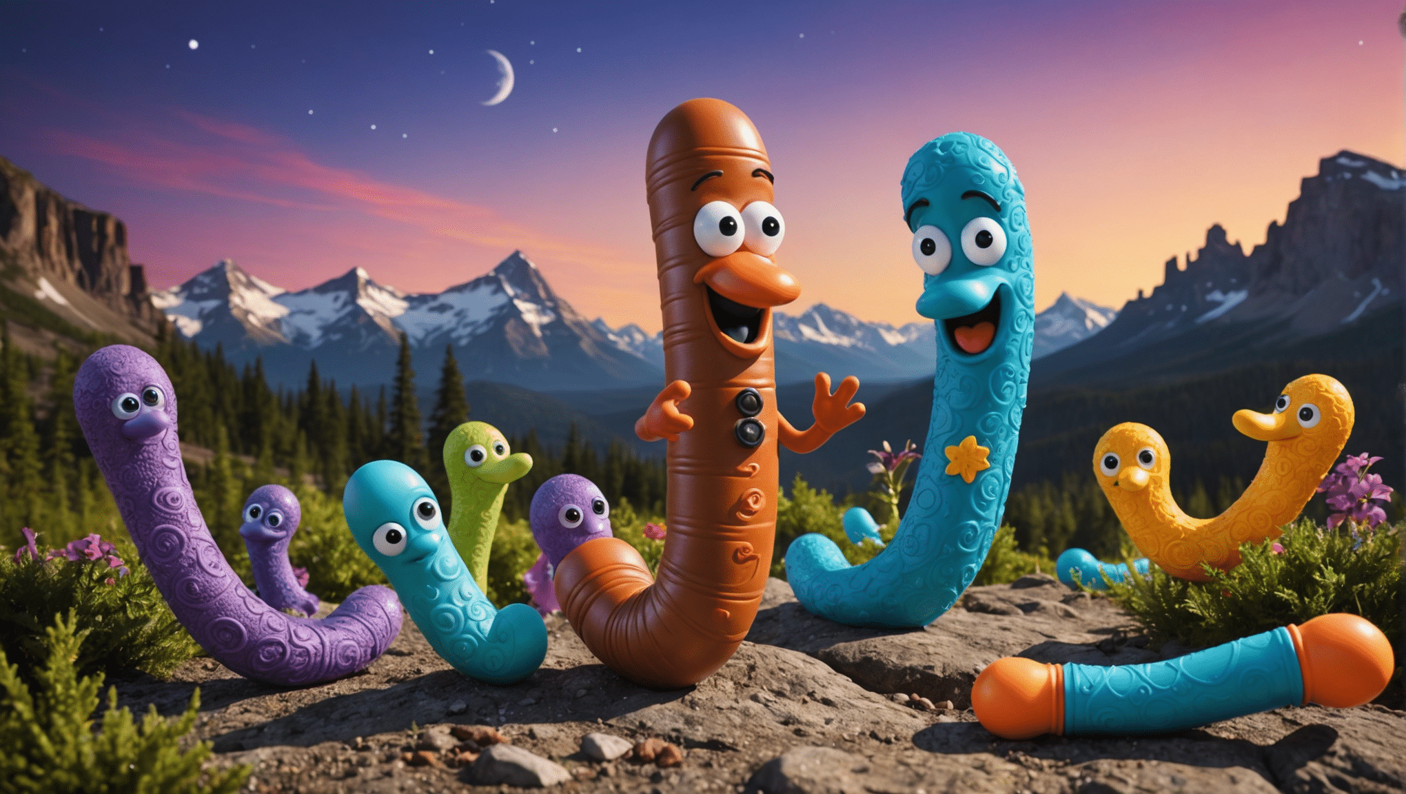 Plongez dans l’univers fantastique des sextoys avec le Dildo Taintacle de Mr. Hankey