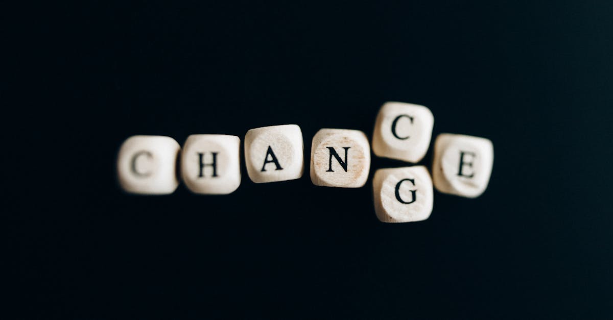 découvrez le processus captivant de transformation personnelle et professionnelle. apprenez comment changer efficacement pour atteindre vos objectifs, améliorer votre bien-être et développer vos compétences. inspirez-vous de stratégies et d'exemples concrets pour une transformation durable.