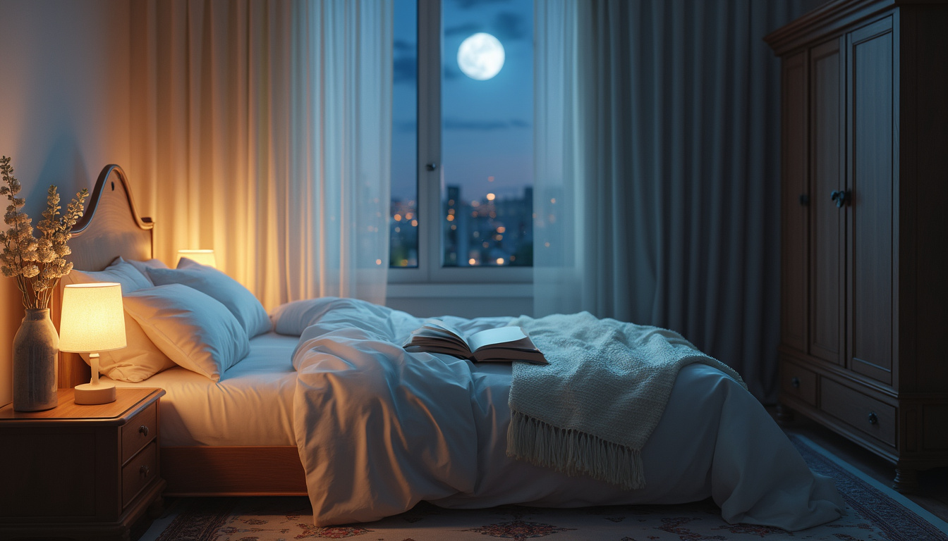 Éclairage de la chambre : lumières allumées ou éteintes ? ce que cela implique et son importance