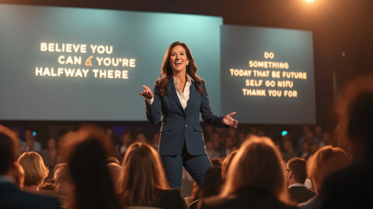 découvrez l'attrait charismatique de mel robbins, une conférencière inspirante et auteure à succès. plongez dans ses idées puissantes sur la motivation, le leadership et le développement personnel qui captivent des millions de personnes à travers le monde.