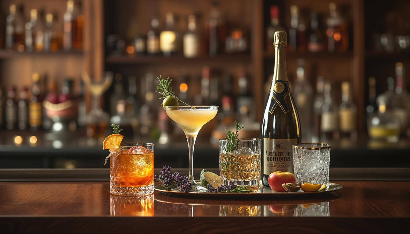 découvrez notre sélection des 40 meilleures boissons à commander au bar pour une expérience chic et raffinée. que vous soyez amateur de cocktails classiques ou de créations modernes, trouvez l'inspiration pour impressionner vos amis et savourer chaque gorgée avec style.