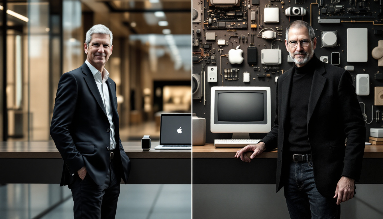 Tim Cook Vs Steve Jobs : qui a vraiment marqué Apple ? Analyse de deux héritages