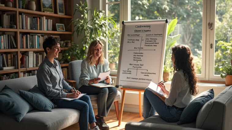 découvrez une série d'exercices et de techniques de thérapie cognitive comportementale spécialement conçus pour les praticiens. améliorez vos compétences cliniques et offrez un accompagnement efficace à vos patients grâce à des outils pratiques et des stratégies éprouvées.