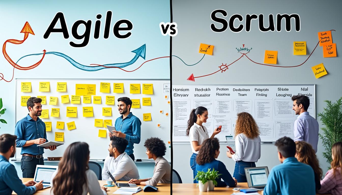 Comprendre la distinction entre agile et scrum