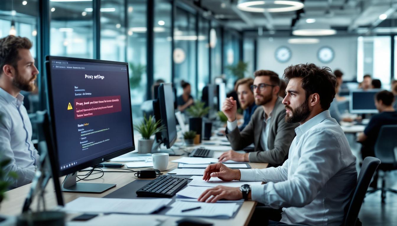 Une erreur de proxy pourrait ralentir toute votre opération