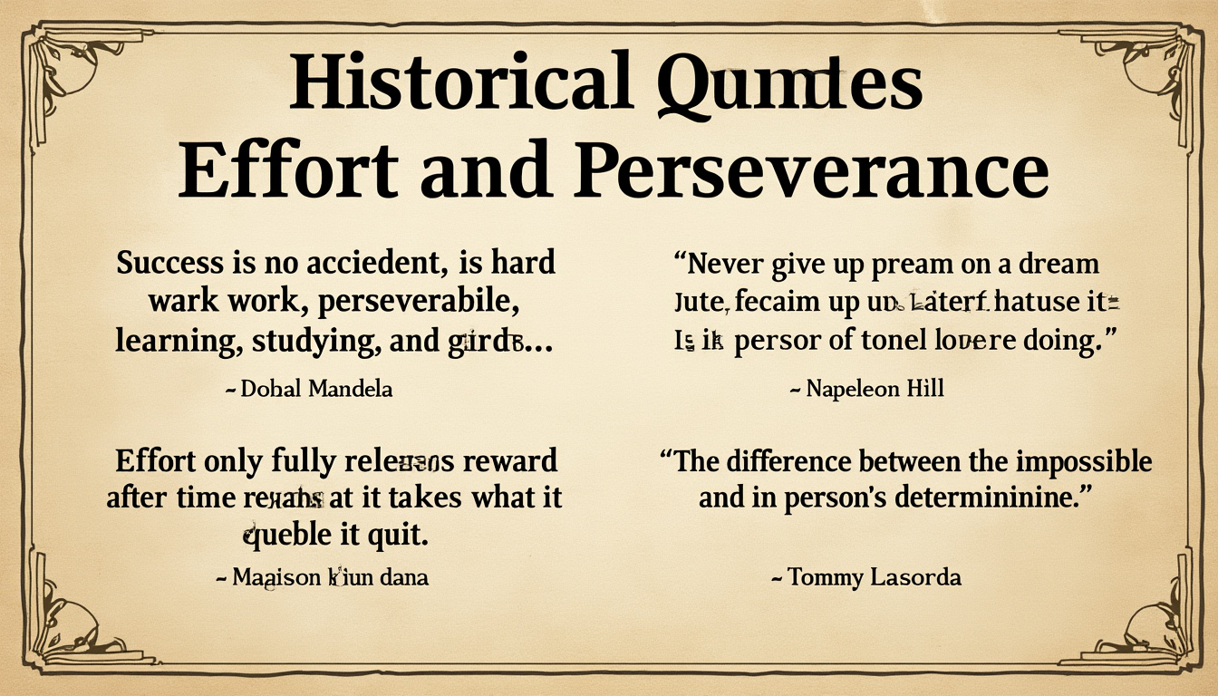 découvrez une sélection de citations inspirantes sur l'effort pour vous motiver à donner le meilleur de vous-même chaque jour et surmonter tous les défis avec détermination.