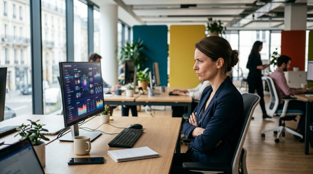 IA au travail : la productivité monte, l'estime de soi baisse