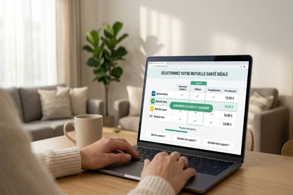 Souscrire une mutuelle en ligne simplement chez soi sans crainte