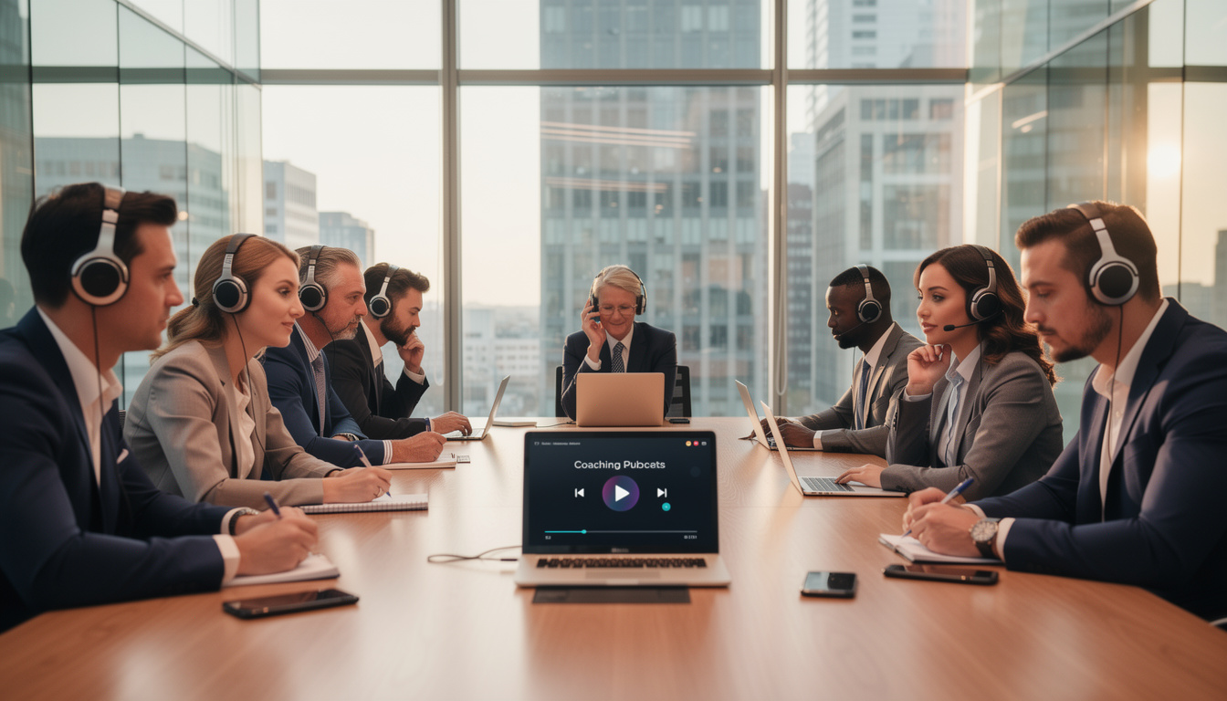 découvrez comment créer votre podcast pour mettre en valeur votre expertise en coaching exécutif et attirer davantage de clients grâce à des contenus audio captivants.